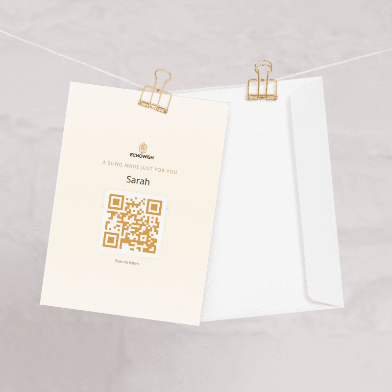 Song + Gift Card - Tarjeta de regalo QR